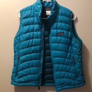 Teal Patagonia Down Vest